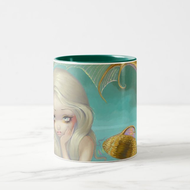 "Golden Mermaid" Mug (Center)