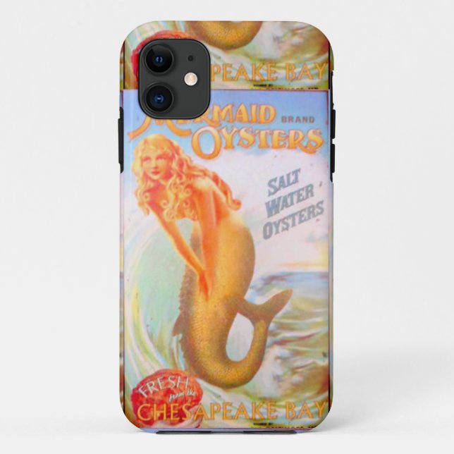 golden mermaid phone case (Back)