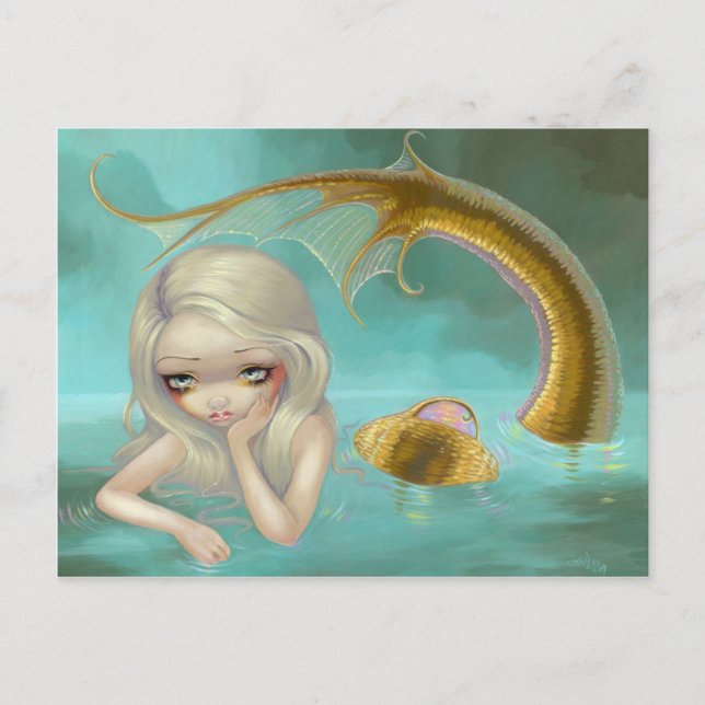"Golden Mermaid" Postcard (Front)