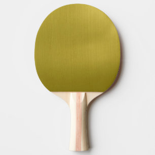 Golden Metallic Ping Pong Paddle