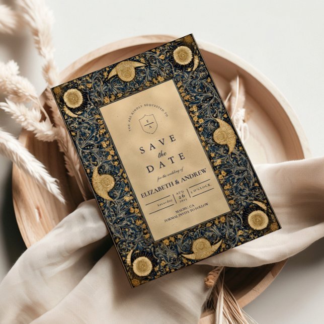 Golden Midnight Celestial Wedding Save The Date (Creator Uploaded)