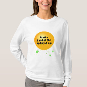 Golden Midnight Sun of Alaska T-Shirt