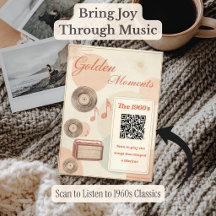 Golden Moments 1960s Music Therapy Plaque