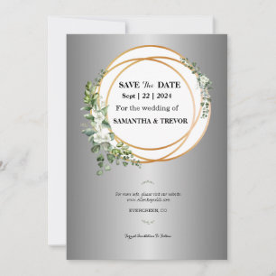 Golden Moments: Our Save the Date Invitation