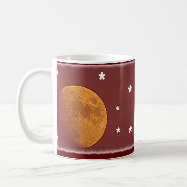 Golden Moon Large Mug (Left)