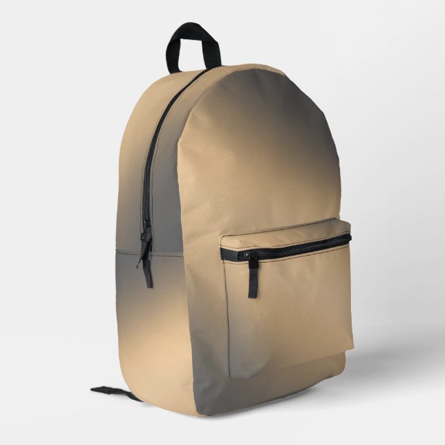 Golden  Moonlight Ombre Printed Backpack (Back Corner Left)