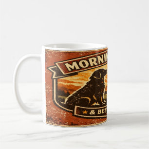 Golden Mornings & Dark Roasts - Golden Retriever  Coffee Mug