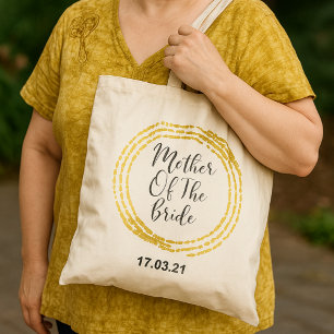 Golden Mother of the Bride Tote Bag