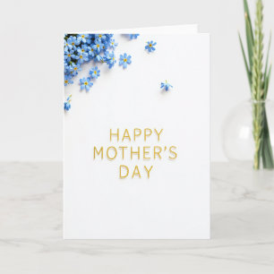 Golden Mothers Day Letter Card