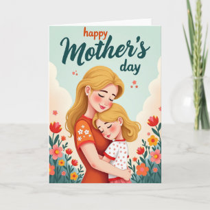 Golden Mothers Day Love Card