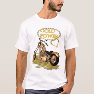 Golden Motor Bike T-Shirt