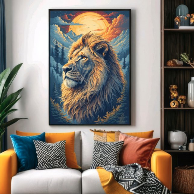 Golden Mountain Lion Poster (Creator Uploaded)