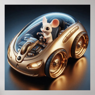 Golden Mouse-Mobile: A Little Mouse's Mission Poster