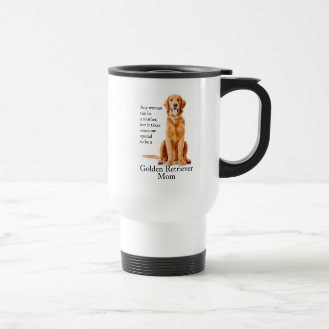 Golden Mum Travel Mug (Right)