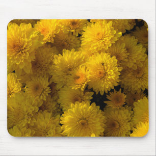Golden Mums Mouse Pad