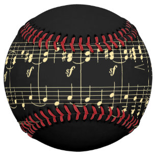 Golden Music on Black Softball
