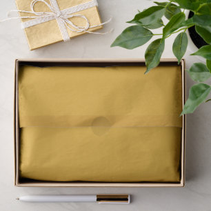 Golden Mustard Gold Pop Of Colour  Tissue Paper