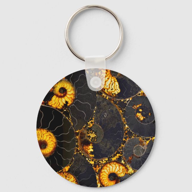 Golden Nautilus Key Ring (Front)