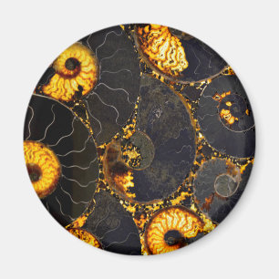 Golden Nautilus Magnet