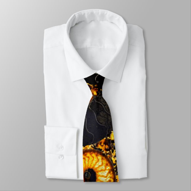 Golden Nautilus Tie (Tied)