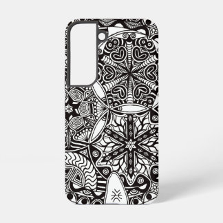 "Golden Nebulae" (monochrome) Samsung Galaxy Case