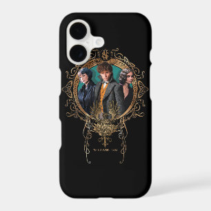 Golden Newt, Tina, and Leta Art Deco Portrait