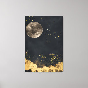 Golden Night Canvas Print