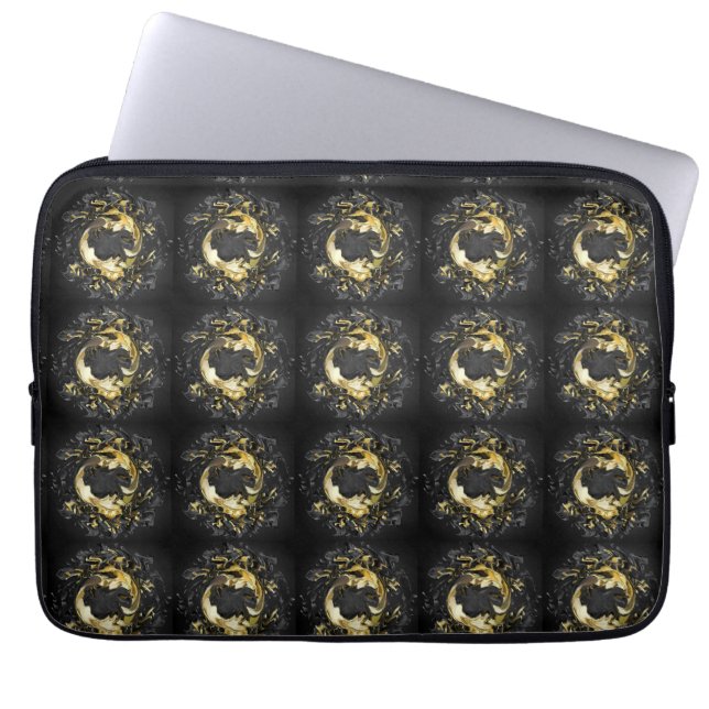 Golden Night  Laptop Sleeve (Front)