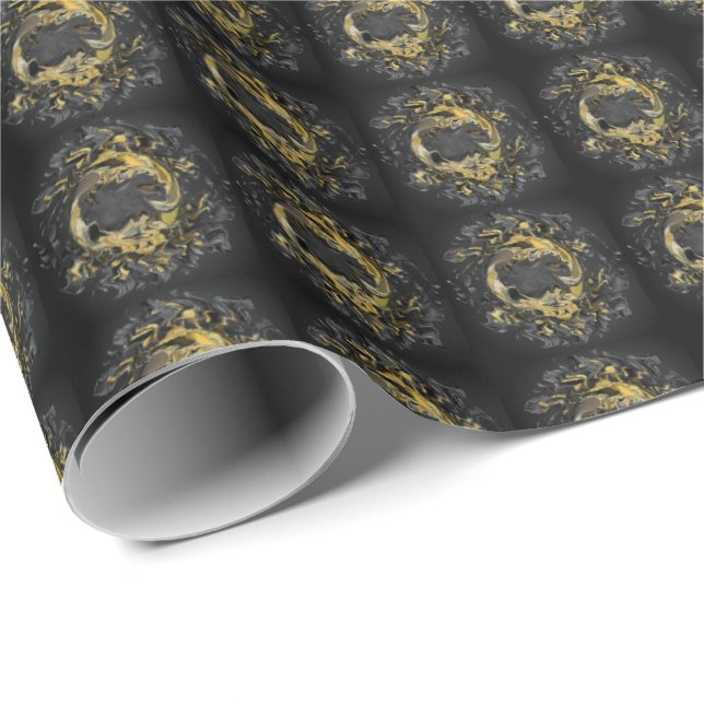 Golden Night Wrapping Paper (Roll Corner)