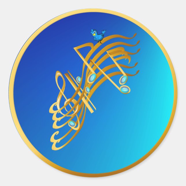 Golden Notes Stickers (Front)