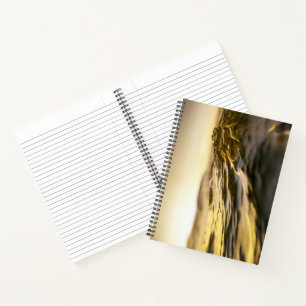 Golden Ocean Sunset Notebook