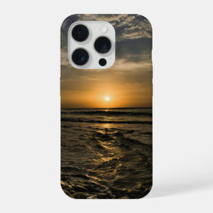 Golden Ocean Sunset Phone Case - Nature Horizon Ae
