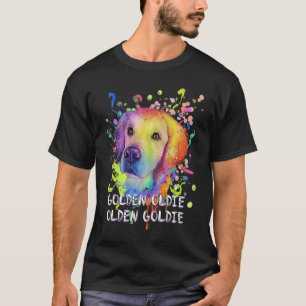 Golden Oldie Olden Goldie Golden Retriever Humor T-Shirt