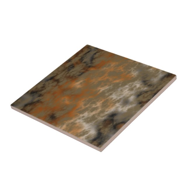 Golden Olive Ceramic Tile (Side)