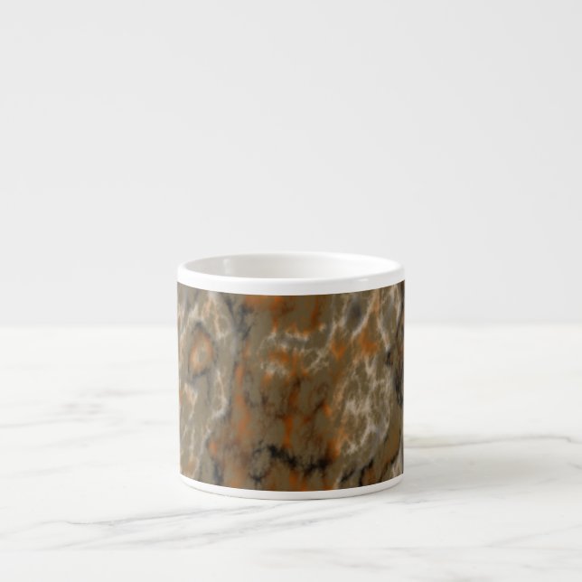 Golden Olive Marble   Espresso Cup (Front)