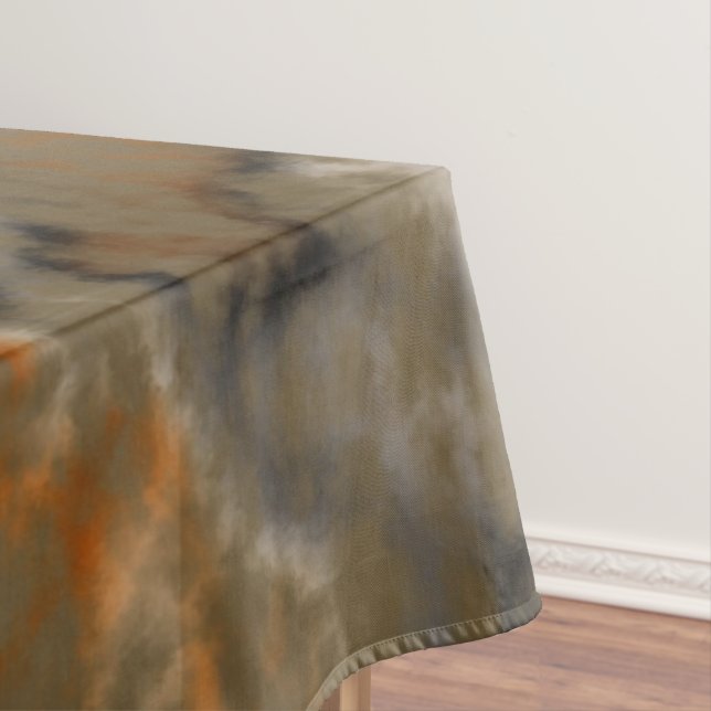 Golden Olive Marble Tablecloth (In Situ)