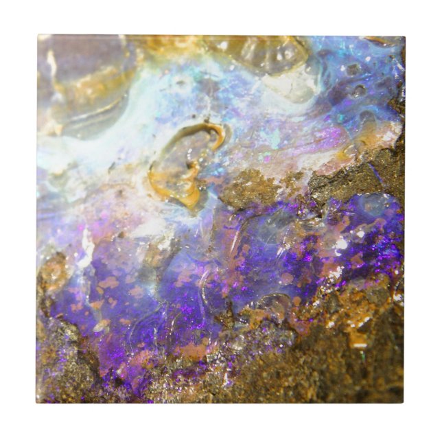 Golden Opal Ceramic Tile (Front)