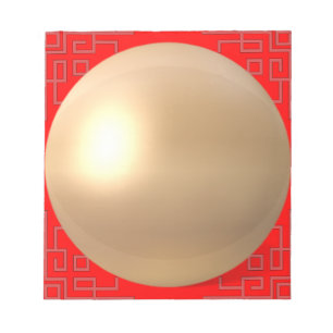 Golden Orb small notepad