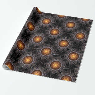 Golden Orb Tower 00120150507220114 Wrapping Paper