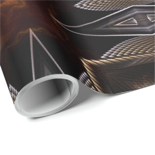 Golden Orb Tower 00120150507224200 Wrapping Paper