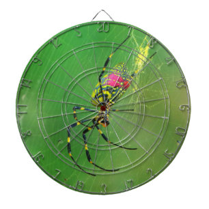 Golden Orb Weaver Spider Dart Board