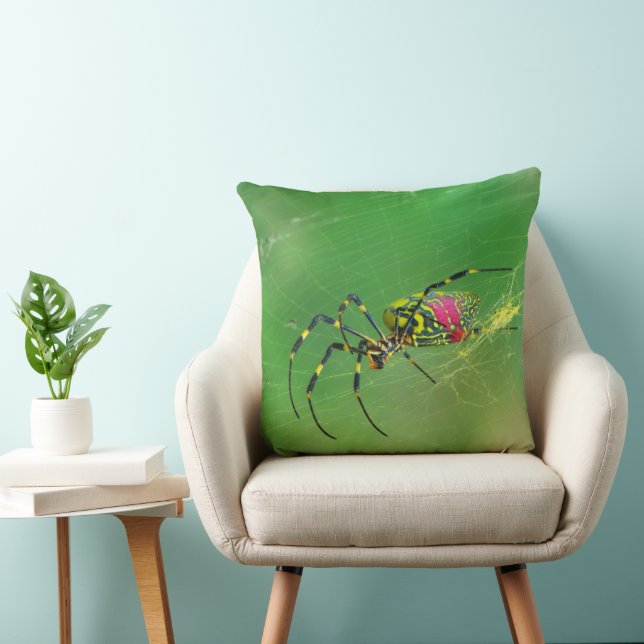 Golden Orb Weaver Spider Pillow (Chair)