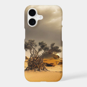 Golden Orbs in the Desert Storm