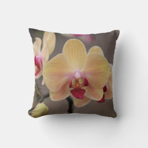 Golden Orchid Pillow