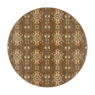 Golden Oriental Baroque Classic Pattern Cutting Board
