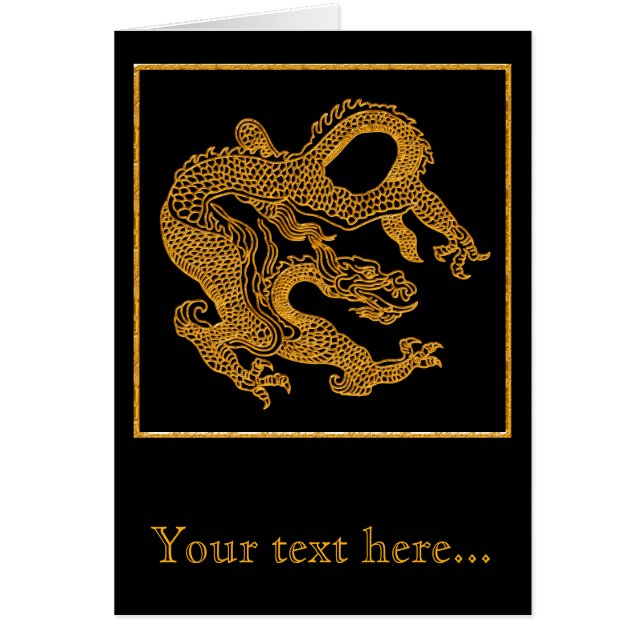 Golden oriental dragon 01 (Front)