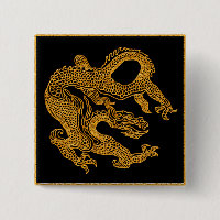 Golden oriental dragon 01