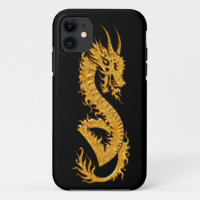 Golden oriental dragon 02