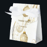 Golden Ornament Christmas Holiday Party Elegant Favour Box<br><div class="desc">Golden Ornament Christmas Holiday Party Elegant Favour Boxes. Unique,  beautiful,  stylish design. Easy to be personalised. Font style,  size and colours can be changed. Matching items available.</div>