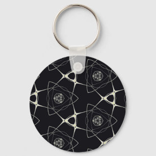 Golden Ornament Key Ring
